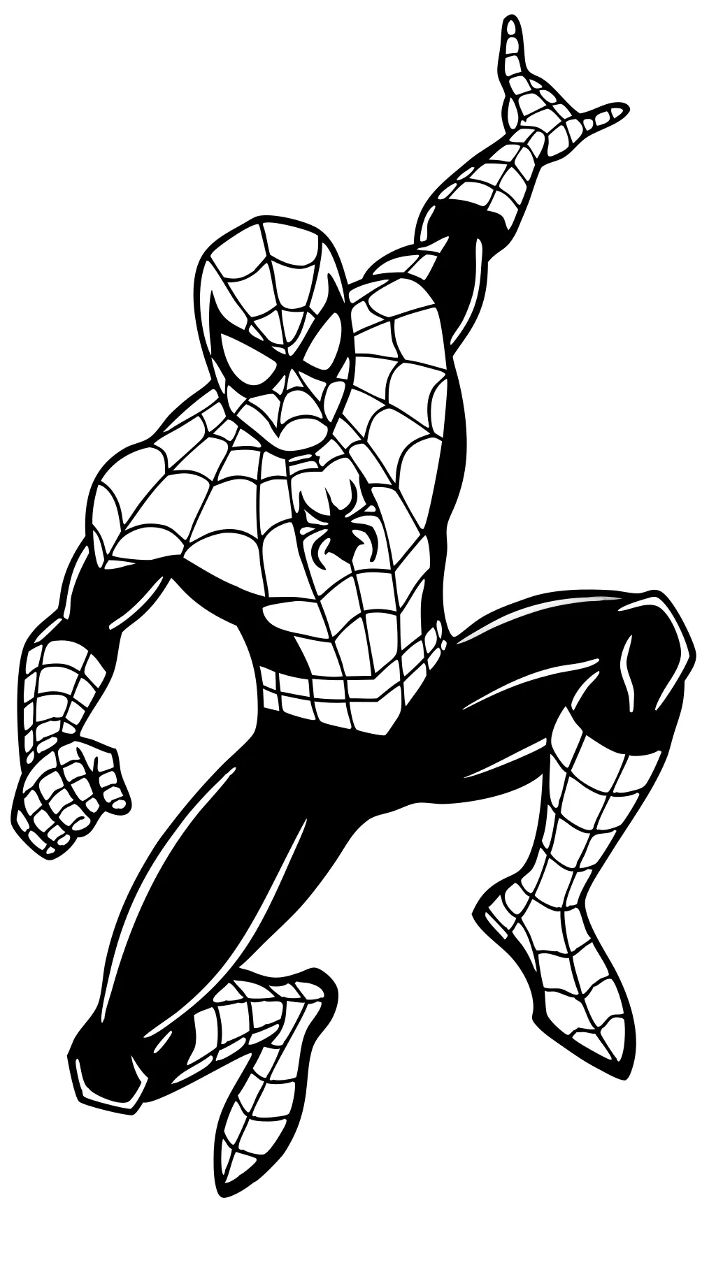 coloring pages spiderman